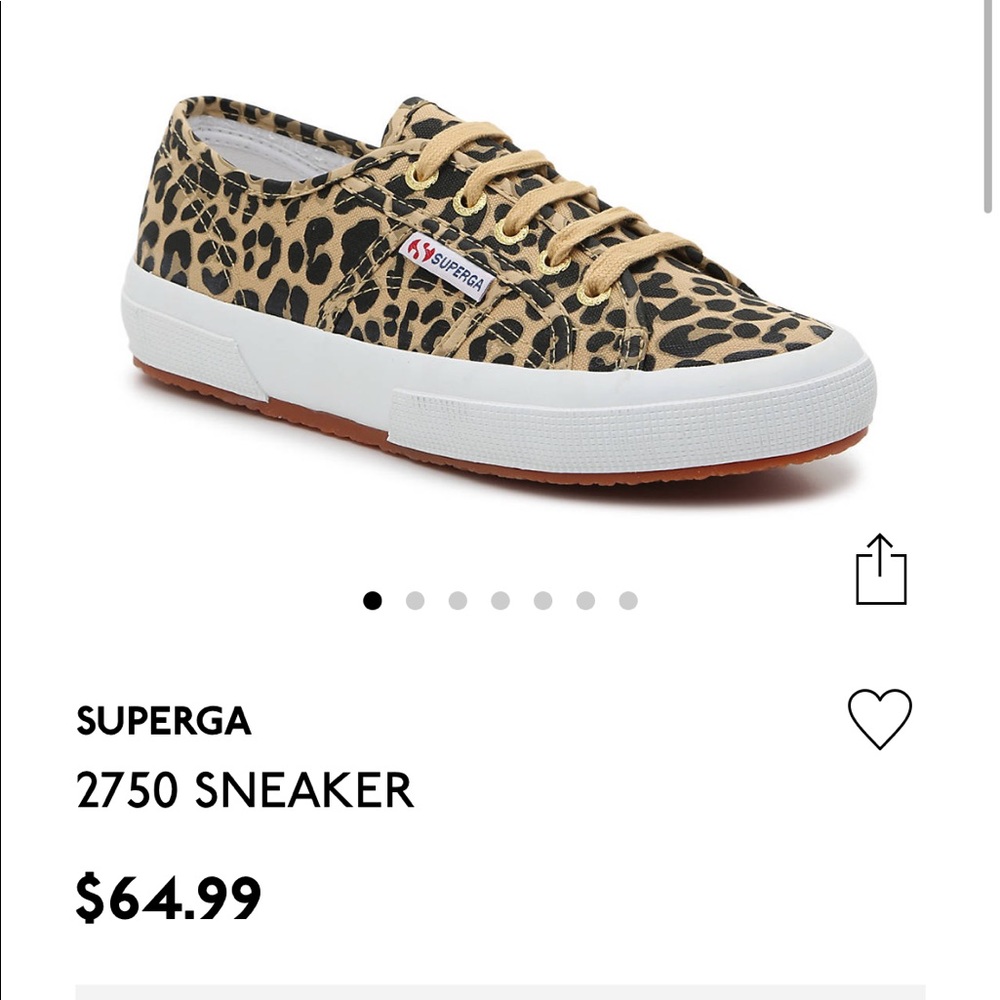 Superga leopard sneakers